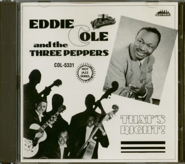 Eddie Cole & Three Peppers - That's Right (CD)