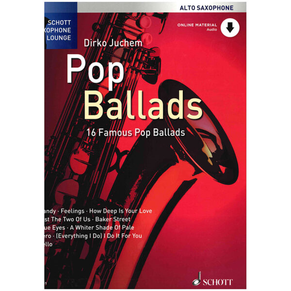 Schott Saxophone Lounge - Pop Ballads Alto Sax Notenbuch