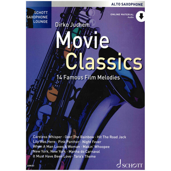 Schott Saxophone Lounge - Movie Classics Alto Sax Notenbuch