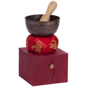 Afroton Ø 11 cm ornamental Singing Bowl Set Klangschale