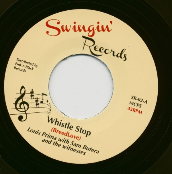 Frank Sinatra & Louis Prima with Sam Butera - Whistle Shop - Tennessee Newsboy (7inch