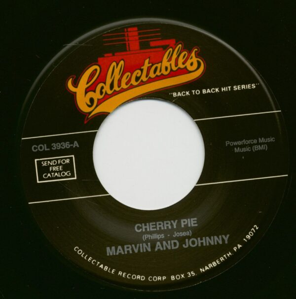 Marvin & Johnny - Cherry Pie - Tick Tock (7inch