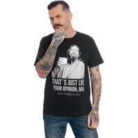 The Big Lebowski Dude Herren T-Shirt schwarz