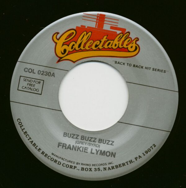 Frankie Lymon - Buzz Buzz Buzz - I´m Not Too Young To Dream (7inch