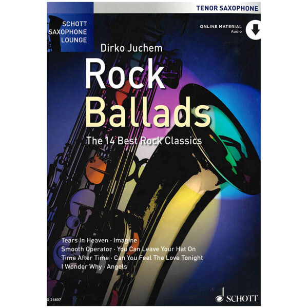 Schott Saxophon Lounge Rock Ballads Tenor Sax Notenbuch