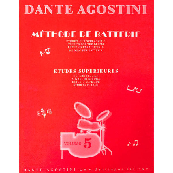 Dante Agostini Methode de Batterie Vol. 5 - Etudes Suplement Lehrbuch