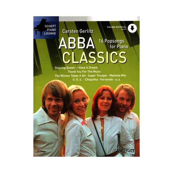 Schott Piano Lounge Abba Classics Notenbuch