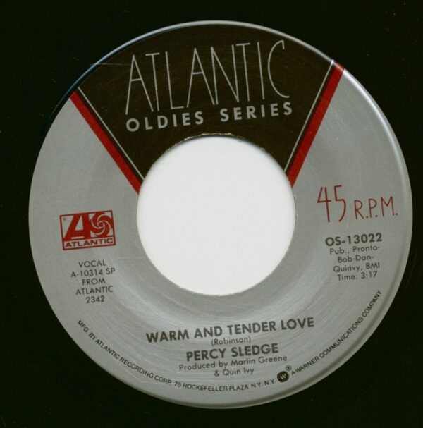 Percy Sledge - Warm And Tender Love - Take Time To Know Her (7inch