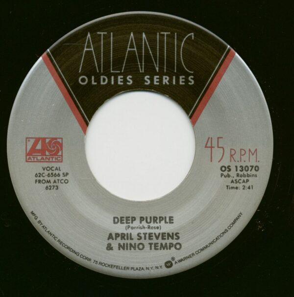 April Stevens And Nino Tempo - Sweet And Lovely - Deep Purple (7inch