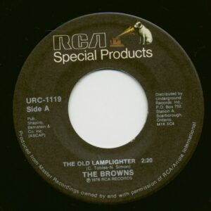 The Browns - The Old Lamplighter - Send Me The Pillow You Dream On (7inch