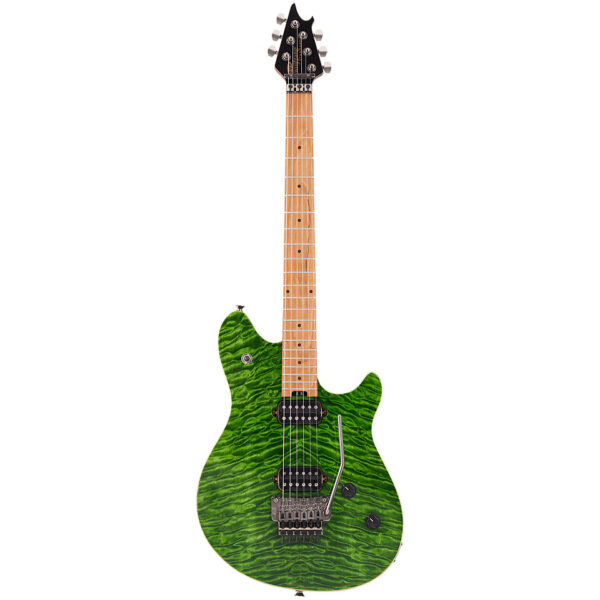 EVH Wolfgang Standard QM Transparent Green E-Gitarre