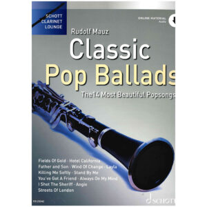 Schott Clarinet Lounge - Classic Pop Ballads Notenbuch