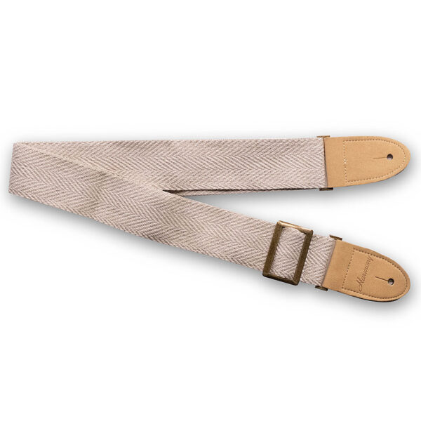 Harmony Hemp Strap Cream Gitarrengurt