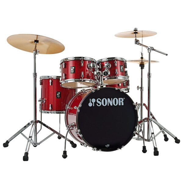 Sonor AQX 20" Red Moon Sparkle Studio Drumset Schlagzeug