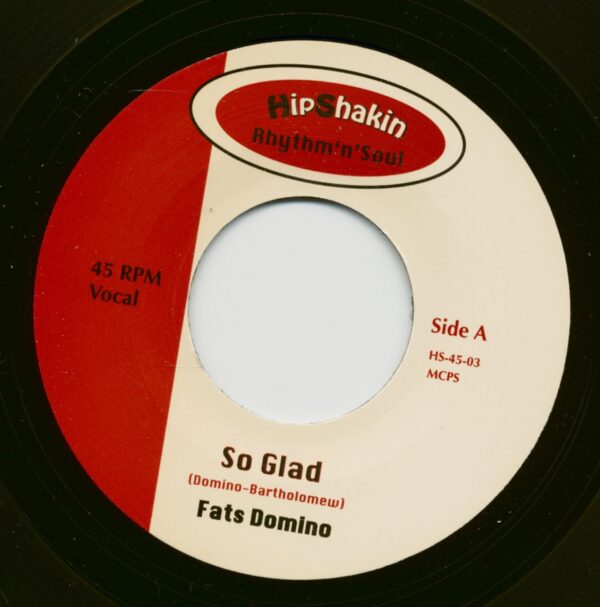 Fats Domino & Jimmy Ricks - So Glad - Wigglin' & Gigglin' (7inch