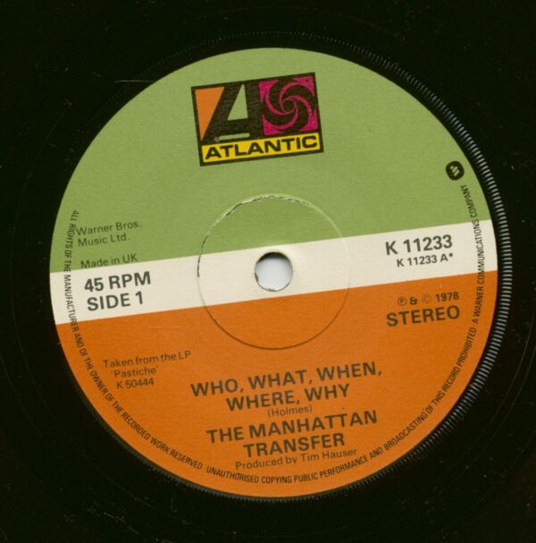 The Manhattan Transfer - Who