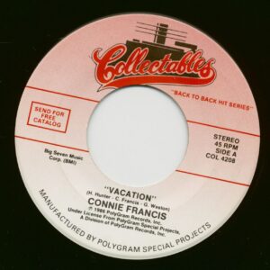 Connie Francis - Vacation - Follow The Boys (7inch