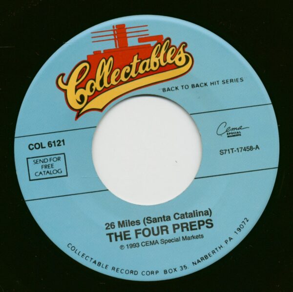 The Four Preps - 26 Miles - Big Man (7inch