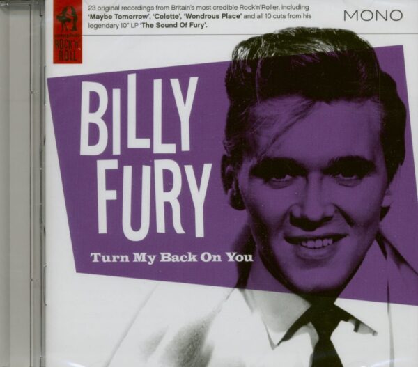 Billy Fury - Turn My Back On You (CD)