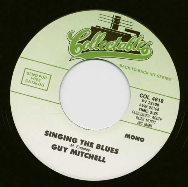 Guy Mitchell - Singing The Blues - Heartaches By The Number (7inch