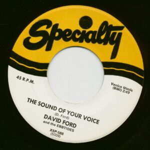 David Ford And The Ebbtides - The Sound Of Your Voice - My Confession (7inch