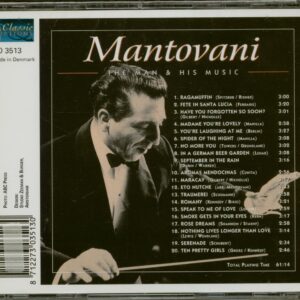 Mantovani & His Orchestra - The Man & His Music (CD)