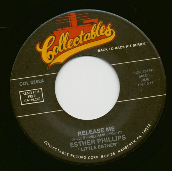 Esther Phillips & Barbara Greene - Release Me - Young Boy (7inch