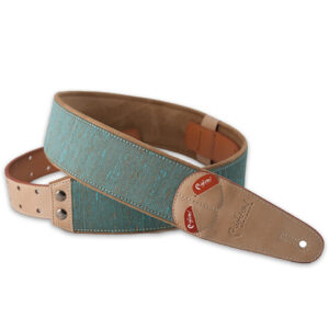 RightOn! Straps Mojo Boxeo teal Gitarrengurt