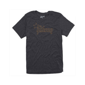 Gibson Star Logo Charcoal. XS T-Shirt