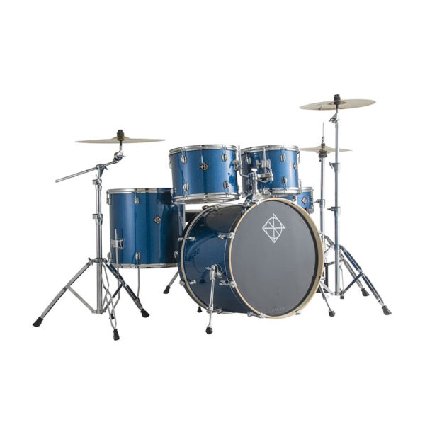 Dixon PODSK522S1OBS Spark 5 pcs. Ocean Blue Sparkle Complete Drumset