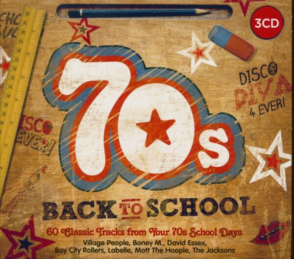 Various Artists - Back To School - Best Of The 70s (3-CD)