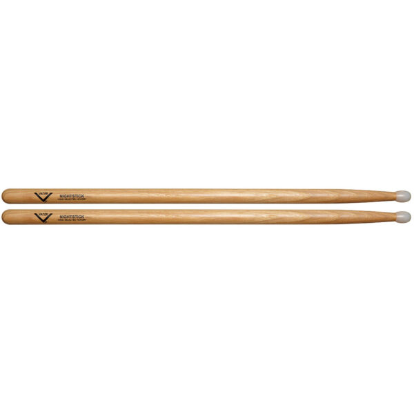 Vater American Hickory VHNSN Nightstick 2S (Nylon) Drumsticks