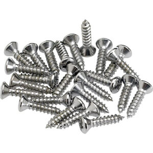 Fender Pickguard - Control Plate Mounting Screws (24) nickel Schraube