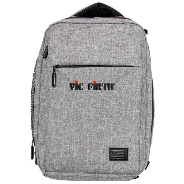 Vic Firth PBKPK Gray Travel Backpack Drumbag