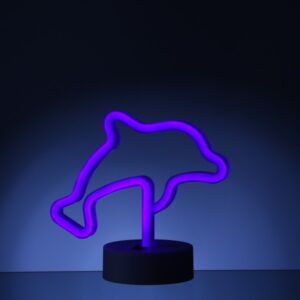 LED NEON Figur DELFIN - Neonlicht - H: 19cm - Batterie oder USB Bet...