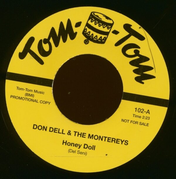 Don Dell & The Montereys - Honey Doll - Baby I Don't Care (7inch