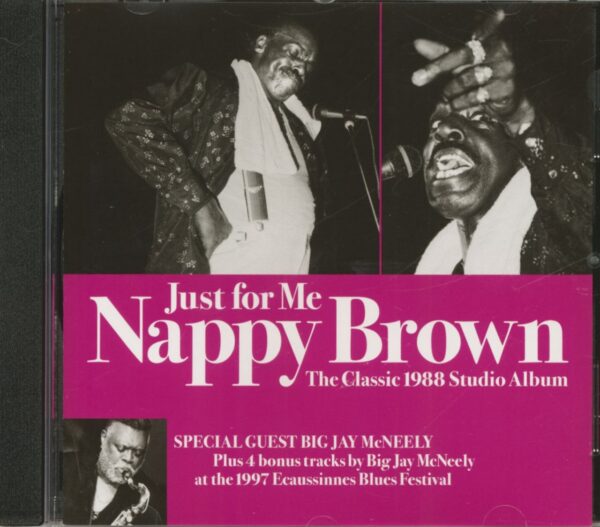 Nappy Brown - Just For Me - The Classic 1988 Studio Album (CD)