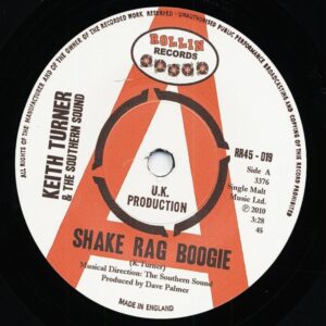 Keith Turner & Southern Sound - Shake Rag Boogie - They Call Me The.. 7inch