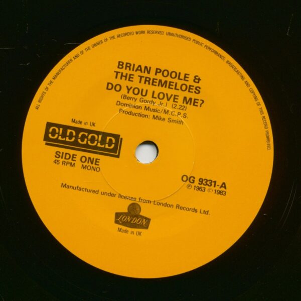 Brian Poole & The Tremeloes - Do You Love Me? - Someone