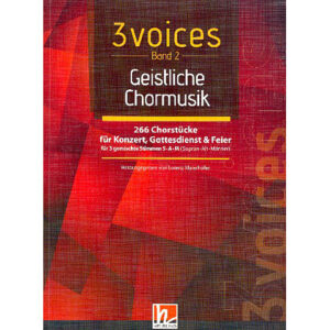 Helbling 3 Voices - Geitsliche Chormusik Chornoten