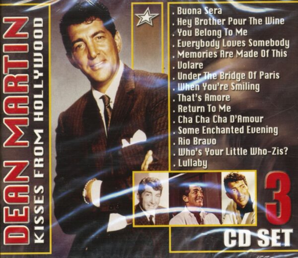 Dean Martin - Kisses From Hollywood (3-CD)