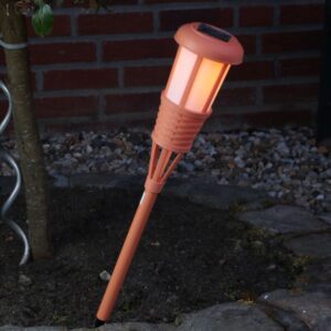 LED Solar Fackel FLAME - Gartenfackel - simulierter Flammeneffekt -...