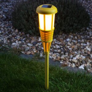 LED Solar Fackel FLAME - Gartenfackel - simulierter Flammeneffekt -...