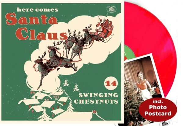 Various - Season's Greetings - Here Comes Santa Claus - 14 Swingin' Chestnuts - (LP