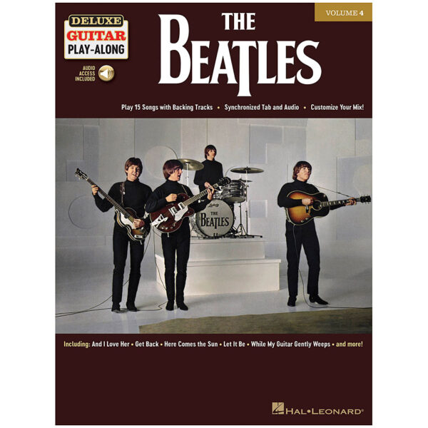 Hal Leonard Deluxe Guitar Play-Along Volume 4 - The Beatles Play-Along