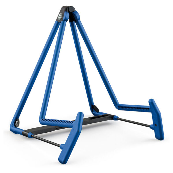 K&M 17580 A-guitar stand Heli 2 blue Gitarrenständer