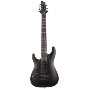 Schecter Demon 7 SBK E-Gitarre Lefthand