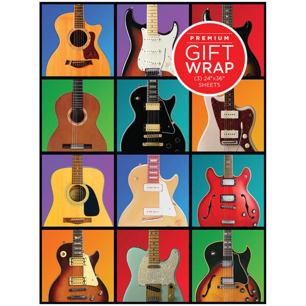 Hal Leonard Gift Wrap - Guitar Retro Design Geschenkartikel