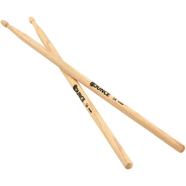 Bounce Hickory 5A Wood Tip Drumsticks