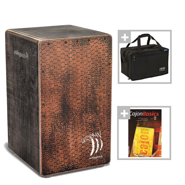 Schlagwerk CP5210 Urban OS Old Red Cajon Bundle Cajon